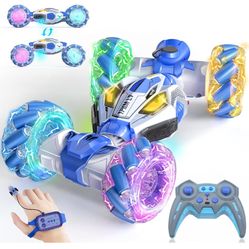 Gesture Sensing RC Stunt Cars - Toys for Boys Girls 6-12 | Best Gifts for Kids 6-12 Years Old | 4WD 360° Rotating Remote Control Transform Car | All-T