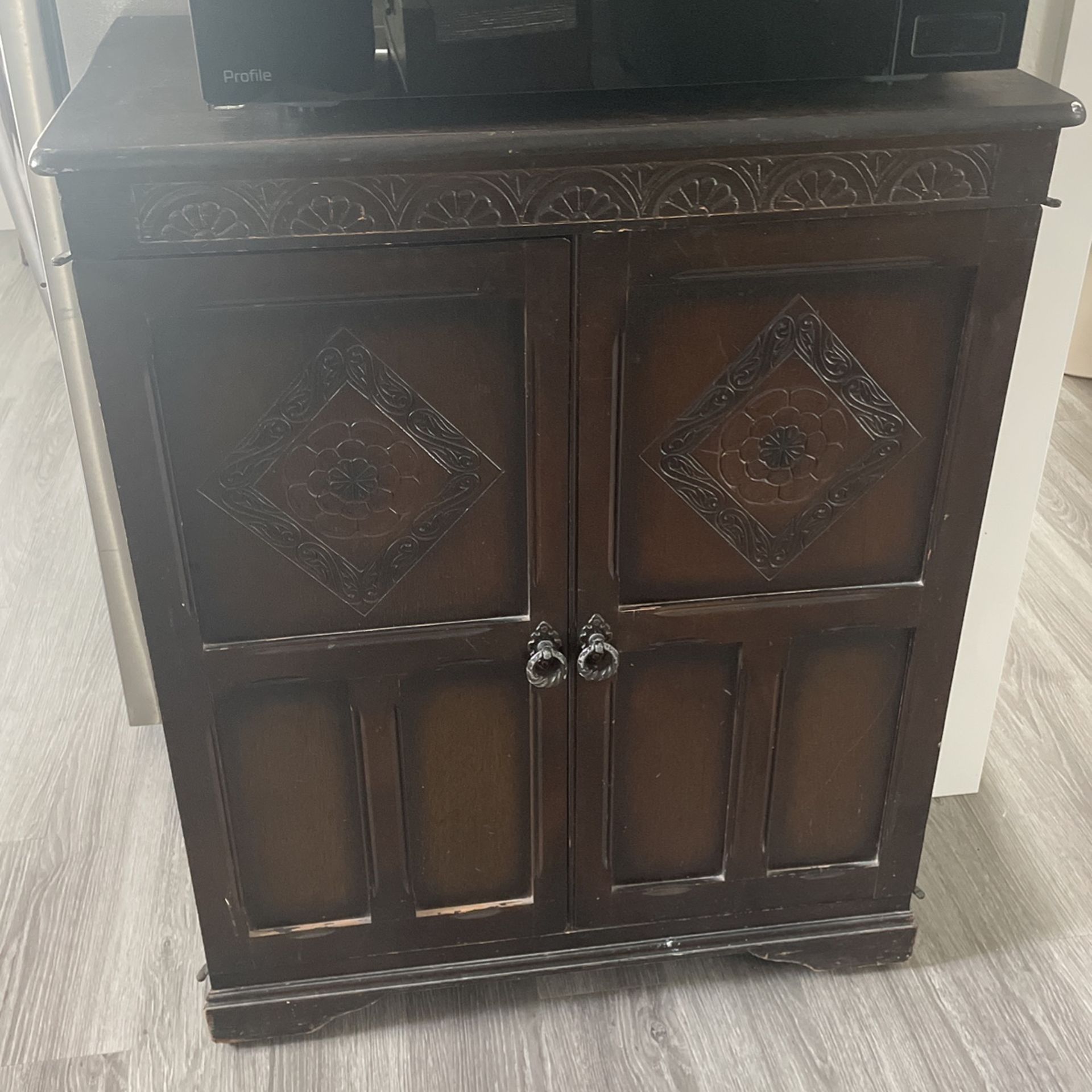 Solid wood dresser, cabinet, hutch Unique 