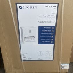 Glacier Bay Spa 30 inch Vanity with Top and Mirror