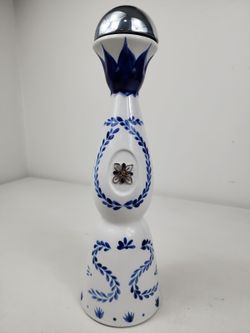 Clase Azul Reposado Empty Tequila Bottle 750ml Hand Painted In Original Box