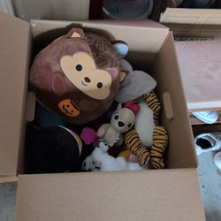 A Box Of Fluffy Toys