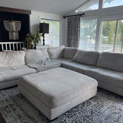 Free Sectional Couch and Ottoman