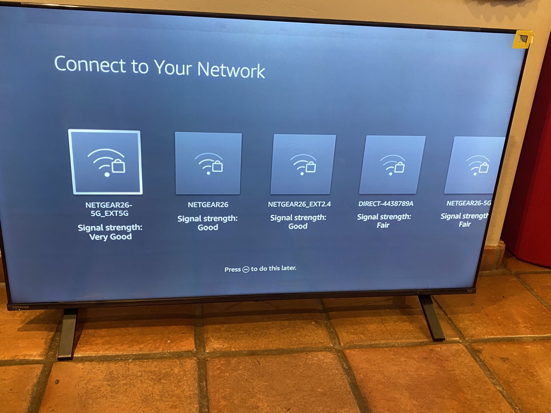 New Plastic Still Covering The Screen Toshiba - 50" Class C350 Series LED 4K UHD Smart Fire TV