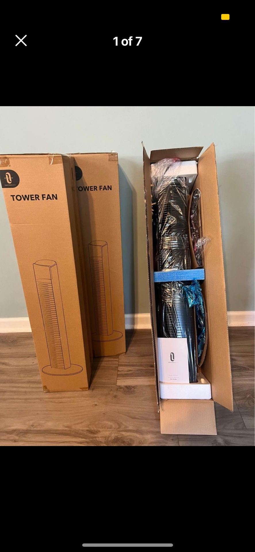 Standing Tower Fan With Remote