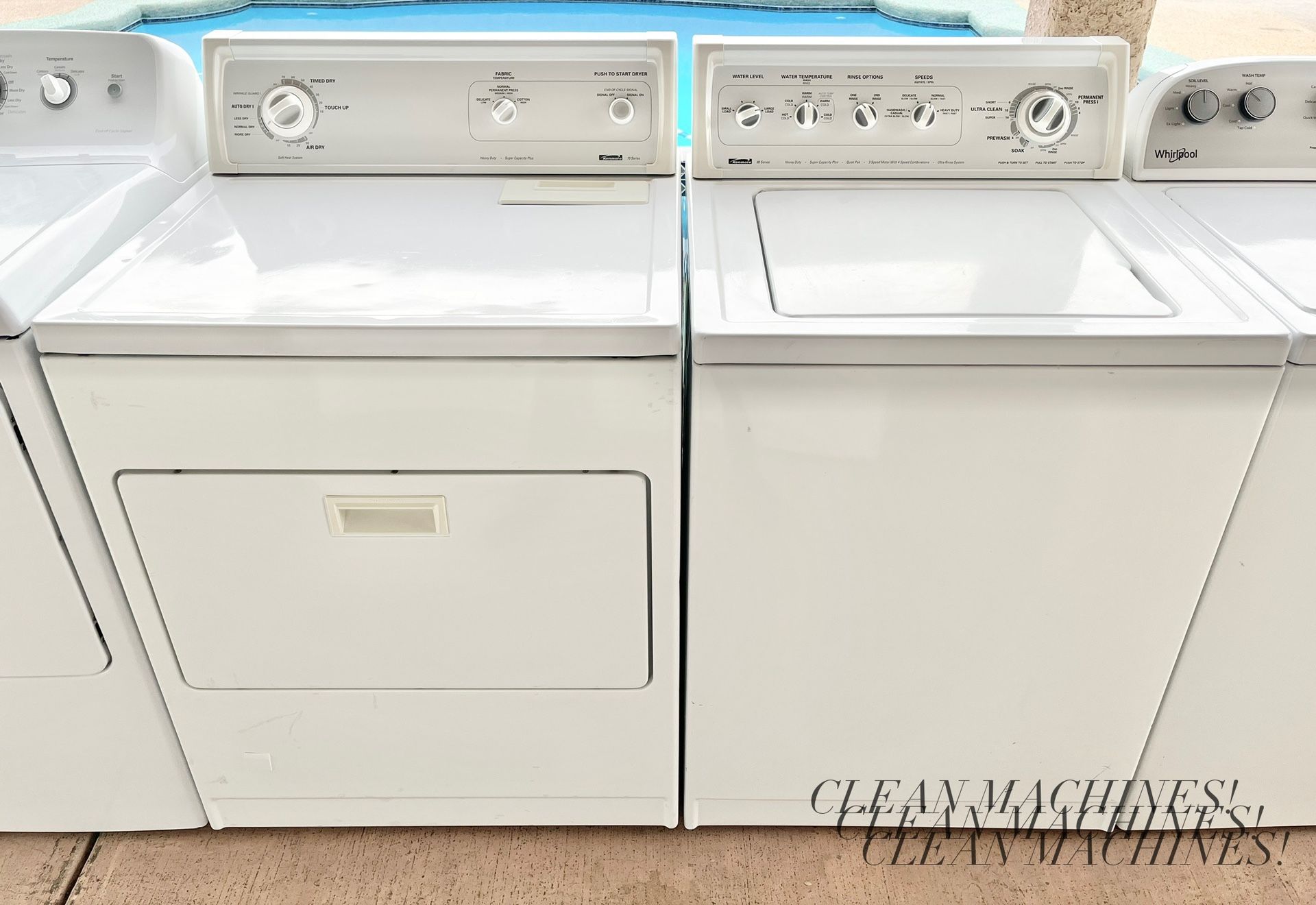 Kenmore 80 Washer And Gas Dryer 90 Day Warranty Some Delivery