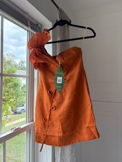 Farm Rio orange dress new with tags