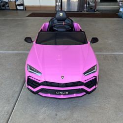 Pink Lamborghini Car