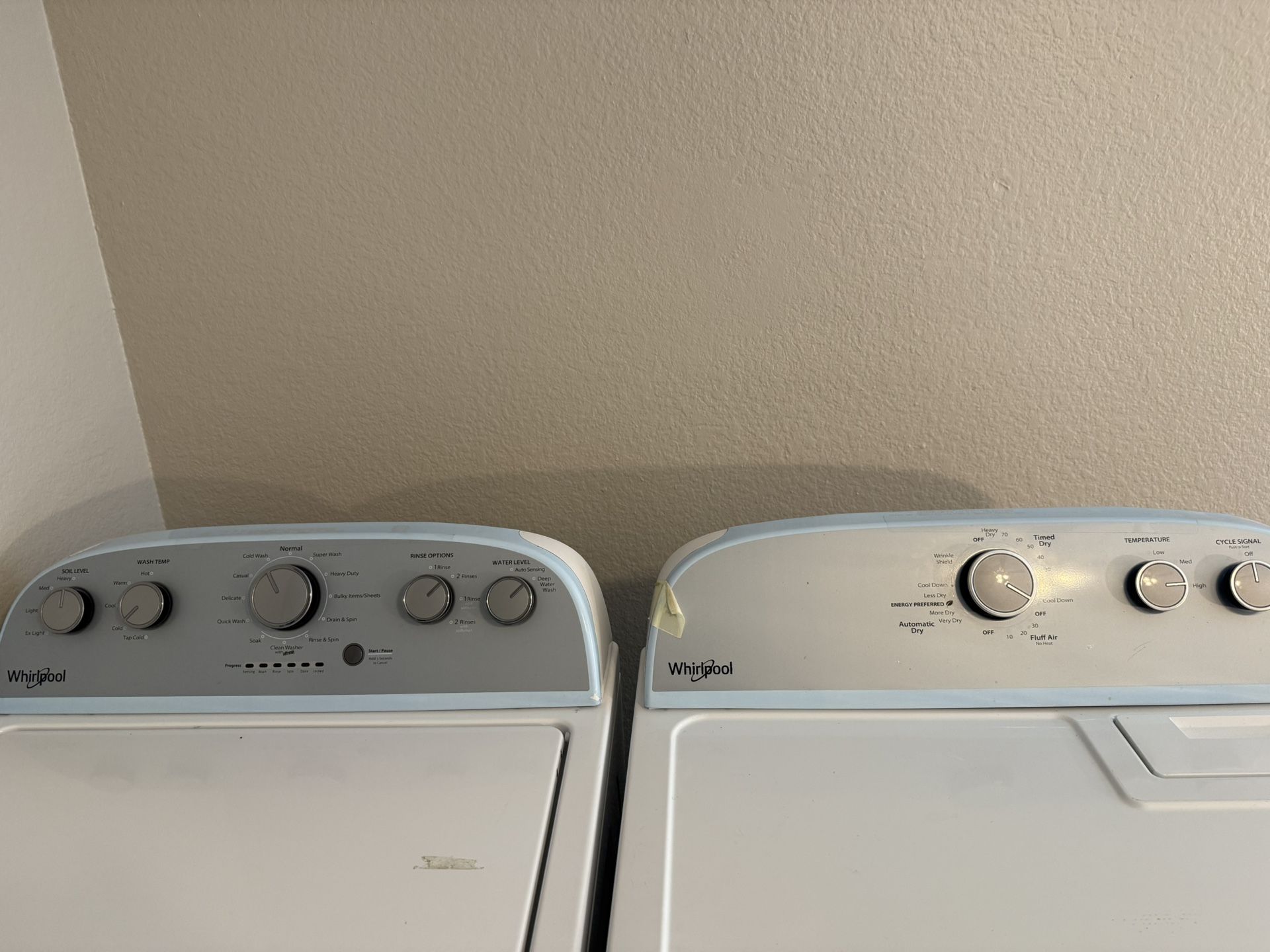 Whirlpool Washer And Dryer