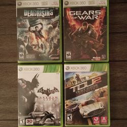 Four Xbox 360 Games