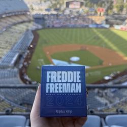 Freddie Freeman LA Dodgers Championship Ring
