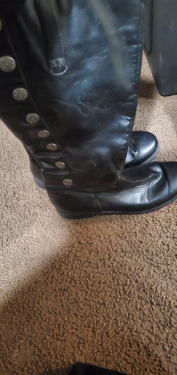 leather boots 81/2 9