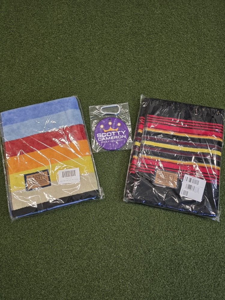 Scotty Cameron Towels And Putting Disc