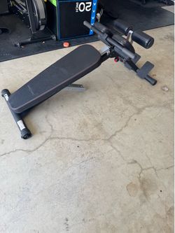 Incline bench/back extension