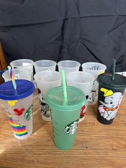 Lot 10 Starbucks Disney Collection Cups