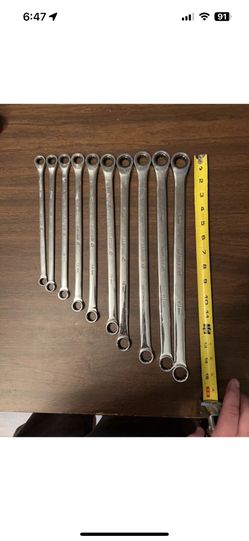 matco Tools 10-19mm Grbzxlm XL EXTRA LONG Double Box End ratcheting Wrench Set