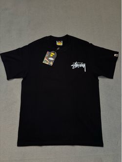 Black Stussy Bape collab