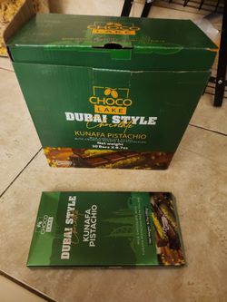 DUBAI STYLE CHOCOLATE  10 BARS