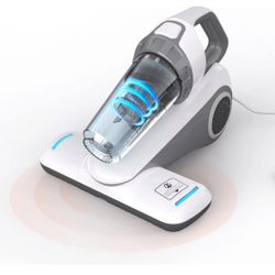 Qijun Anti Allergen Handheld Bed Mattress Vacuum Cleaner 5KPa Suction UV-C Light