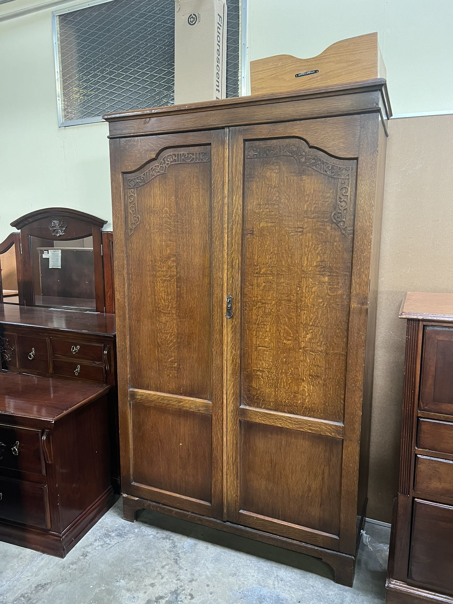 Solid Wood Armoire 