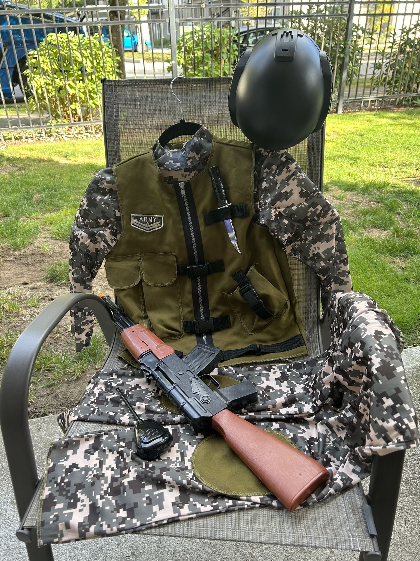 Child Soldier Halloween Costume Size Small