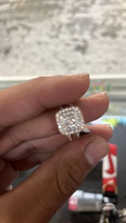 14k diamond engagement ring
