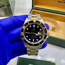 🎩 2005 ROLEX SUBMARINER 18K BLACK 🎩