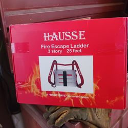 3 Story Fire Escape Ladder 25 Foot.