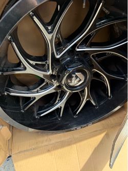 22” Fuel Off-Road Wheels 6x139.7 Gloss Black Milled – Set of 4