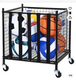 Ball storage basket