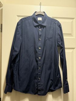 Burberry Dress Shirt (Metal Buttons) (MEDIUM)