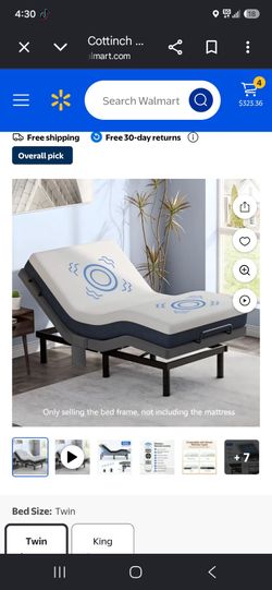 Twin sized medical bed and mattress new.