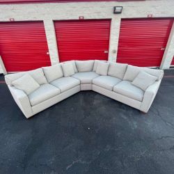 Crate & Barrel Axis L-Shaped Sectional Sofa – Like-New Condition