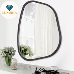 Modern Luxe “irregular” Mirror  - 16x12”
