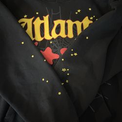 Black Atlanta spider hoodie