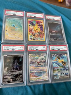 PSA Graded Pokémon Card Lot of 6