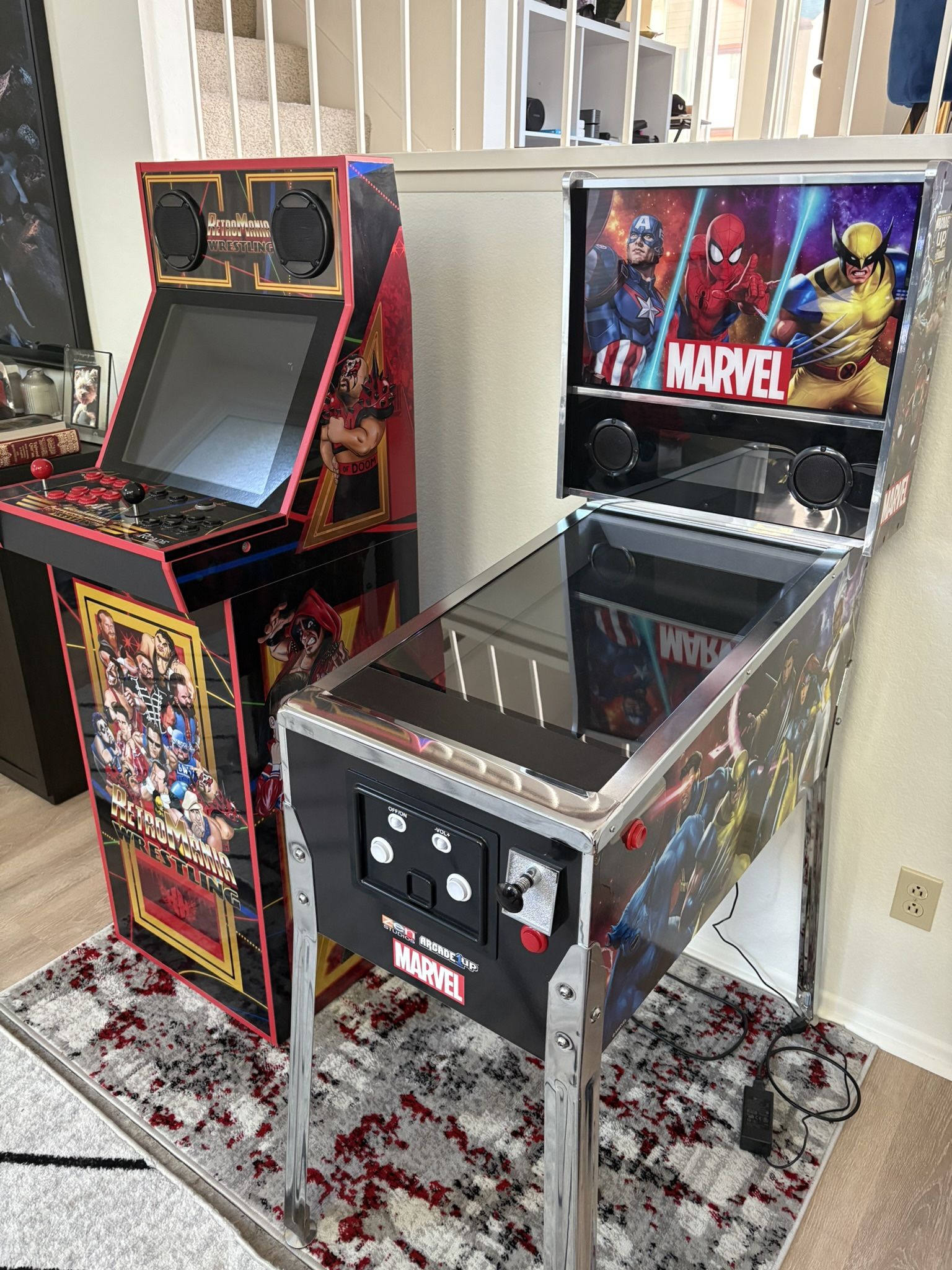 🎮 ULTIMATE ARCADE BUNDLE – MARVEL PINBALL + RETROMANIA WRESTLING MACHINE 🕹️