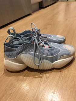 Adidas Light Blue Crazy Athletic Sneakers BYW ADV 98-18 Blue