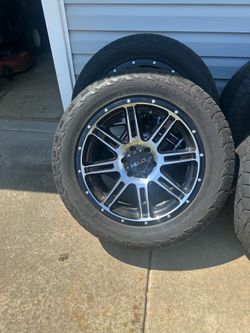 Helo wheels and tires fits a F150