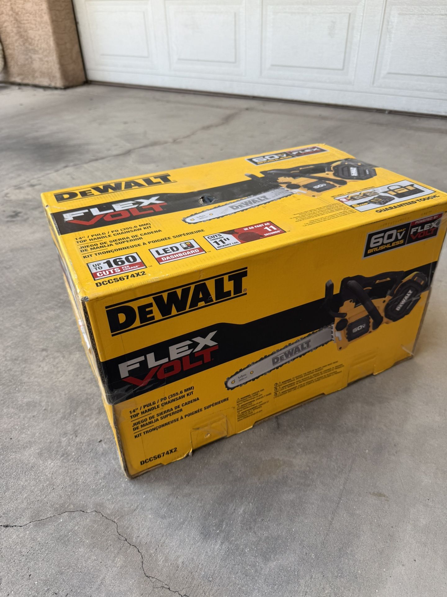 DEWALT Cordless Chainsaw (14”, 60V)