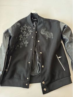 Chrome Hearts Black Varsity Jacket Size L