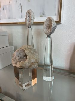 ZGallerie Decorative Crystals With Glass Base