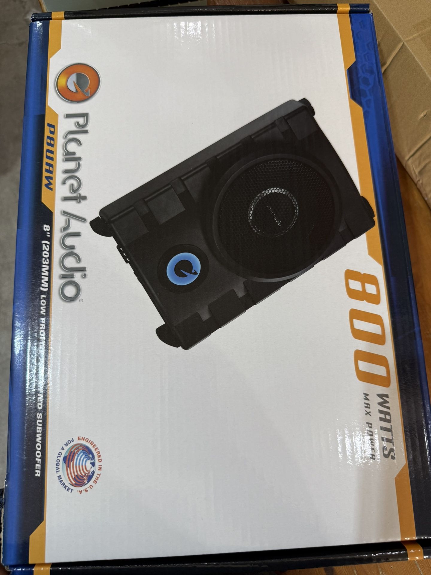 8" 800W Amplified Subwoofer System
