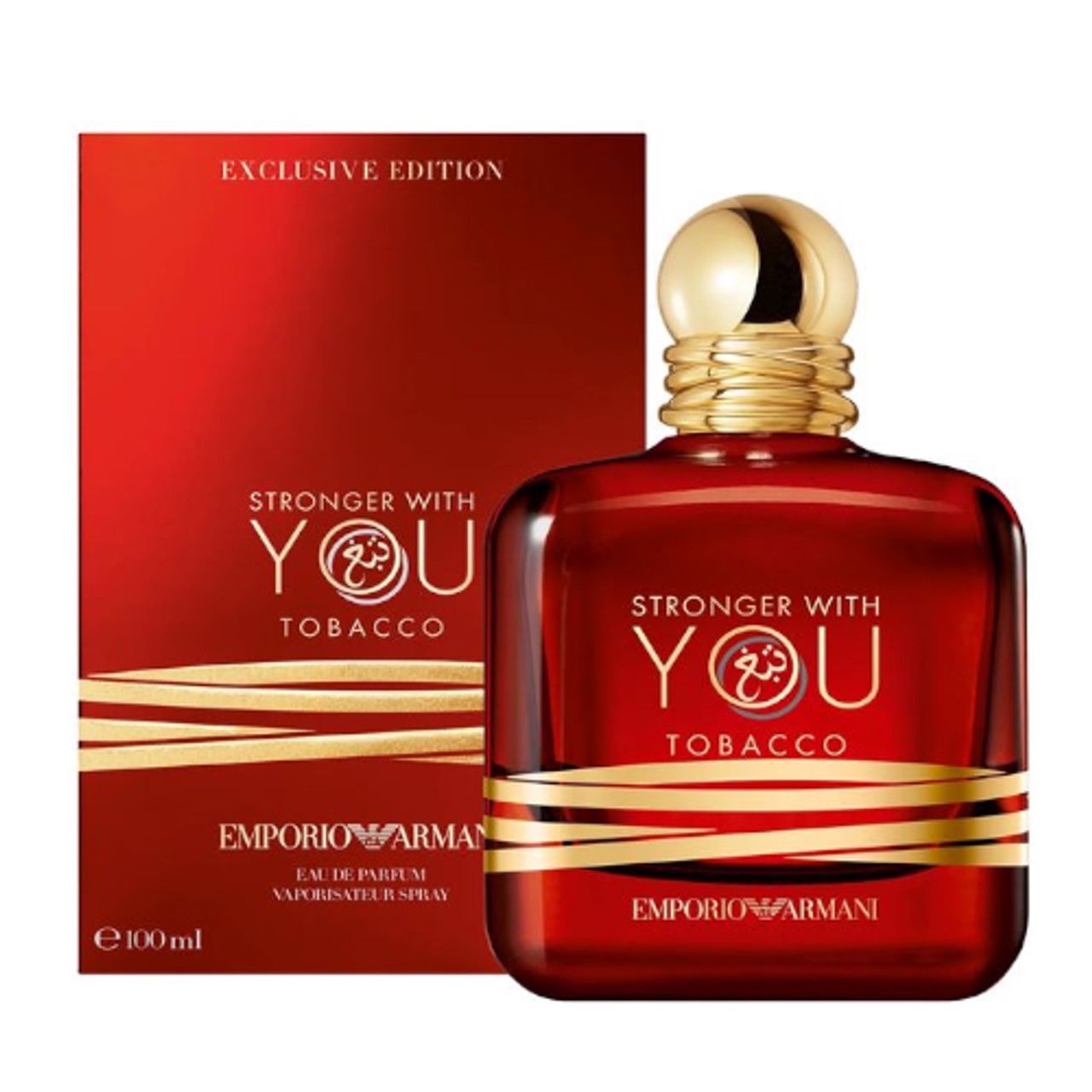 Emporio Armani Stronger With You Tobacco Giorgio Armani 3.3 Oz - EDP 100ml FOR MEN