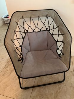Grey Bungee Folding Chair pick up Coral Springs 33071