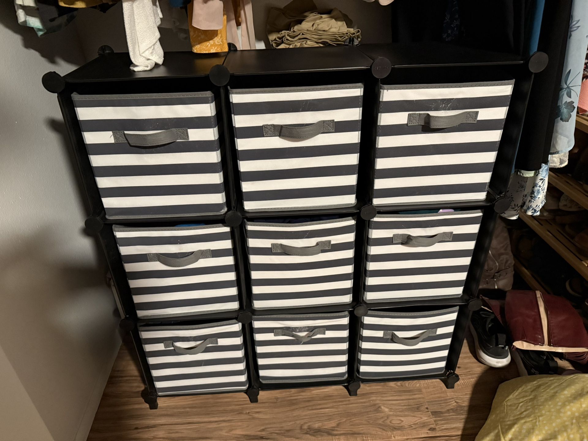 HOMIDEC Closet Organizers and Storage, 9 Cube Storage Organizer