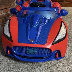 Kids Spider-Man Ride On Electric Car 