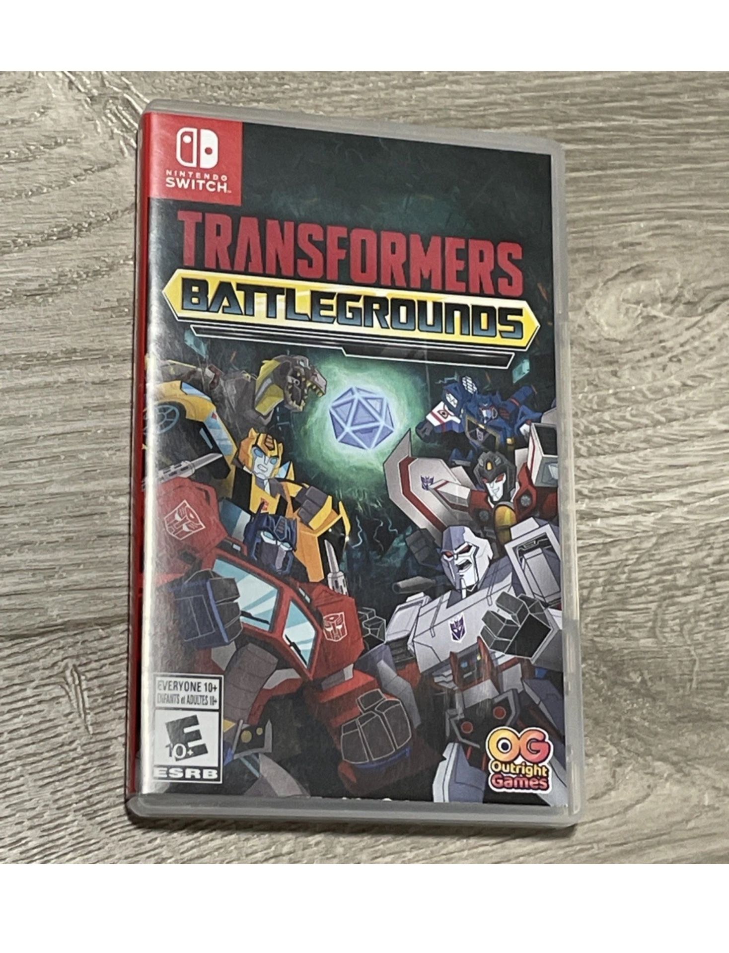 Transformers Battlegrounds for Nintendo Switch video game console system transformer battleground
