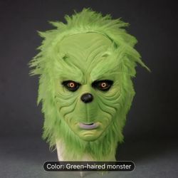 HALLOWEEN THE GRINCH COSTUME MASK PARTY MASK   ;^€