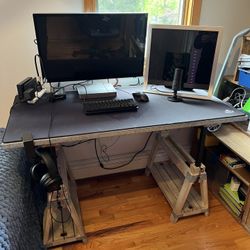 Desk With A Chair