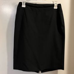 Banana Republic Black Knee Length (23”) Skirt Size 4